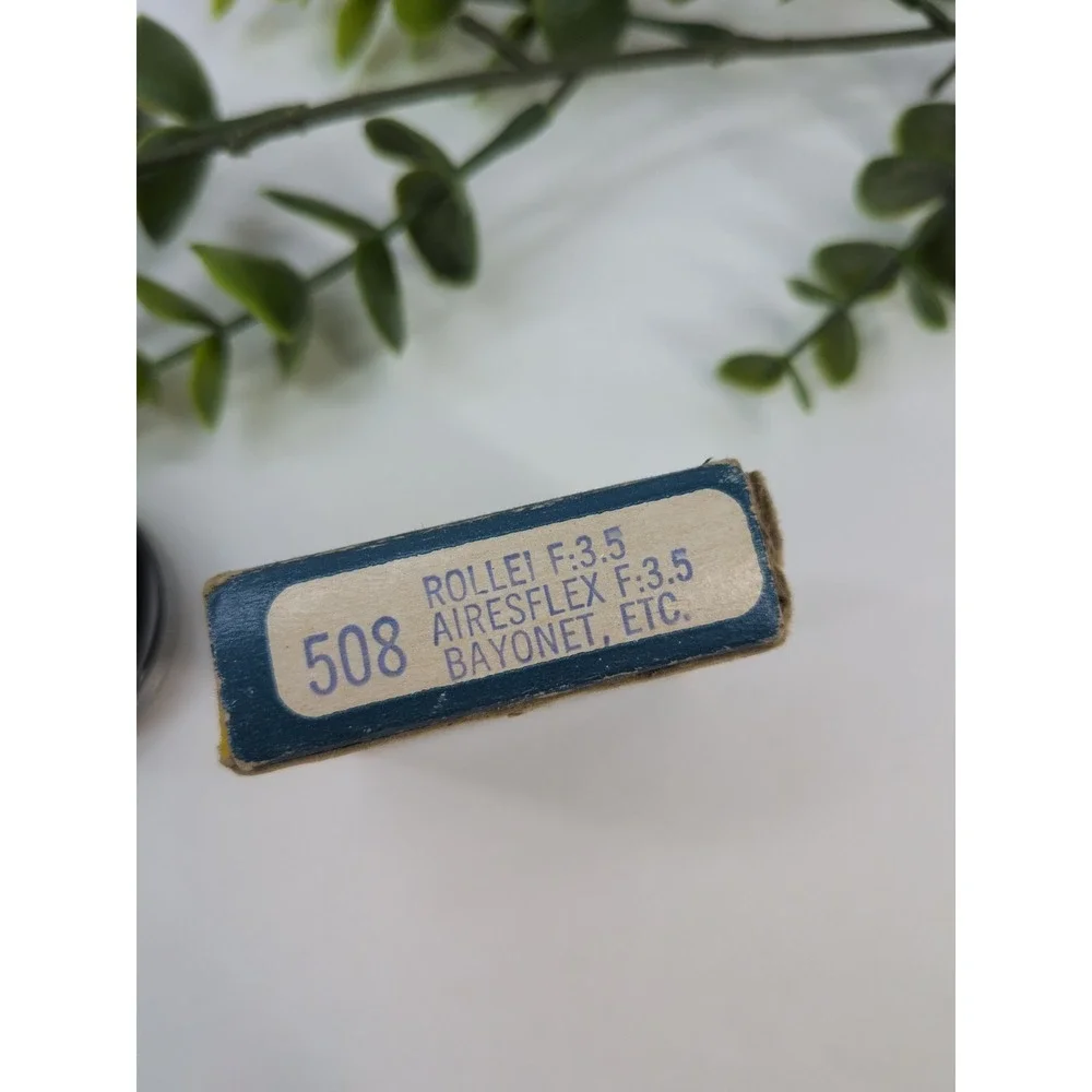 VTG📸Ednalite Precision Filter Adapter Custom Series 5 Rollei F:3.5 Made USA 508